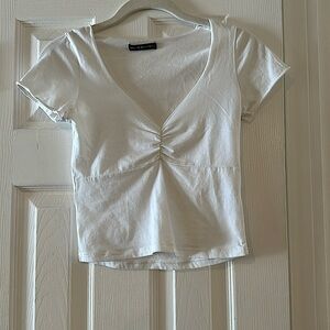 Brandy Melville,, size small, cute white crop top